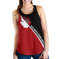 Canada Strong And Free Women'S Racerback Tank - Vibe Hoodie