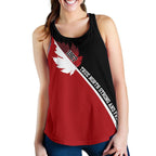 Canada Strong And Free Women'S Racerback Tank - Vibe Hoodie