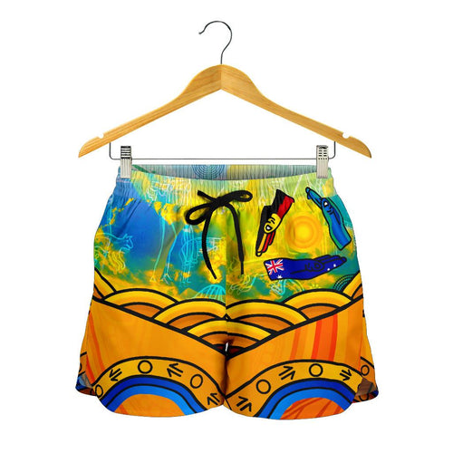 Aboriginal Women's Shorts, Australia Kangaroo Naidoc Week 2021 - Vibe Hoodie