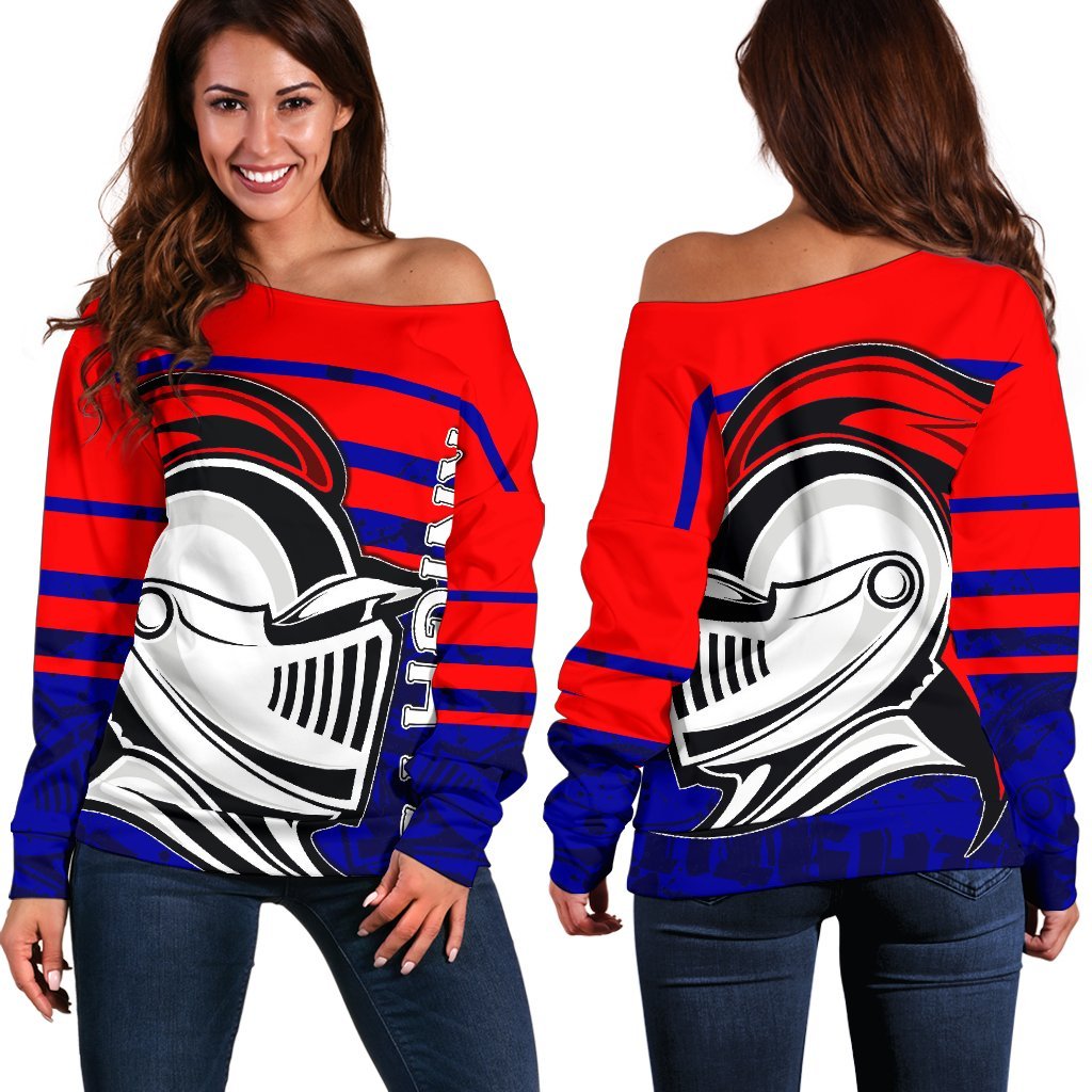 Knights Women's Off Shoulder Sweater - Vibe Hoodie