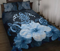 turtle-and-hibiscus-quilt-bed-set
