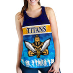 Gold Coast Women Racerback Tank Titans Gladiator Anzac Day 2021 Version - Camouflage - Vibe Hoodie