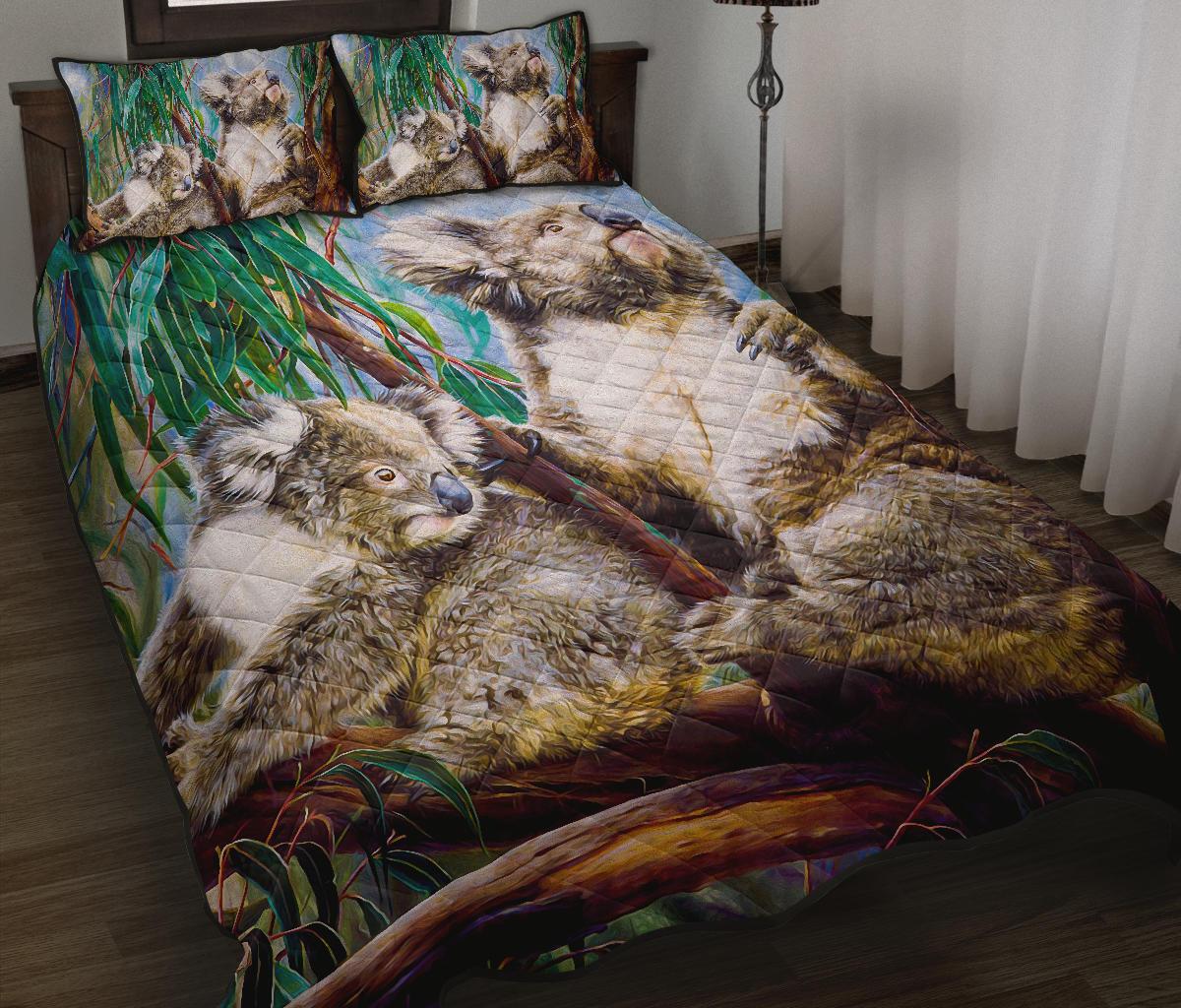 quilt-bed-set-koala-and-joey-quilt-cover-set-3d-art