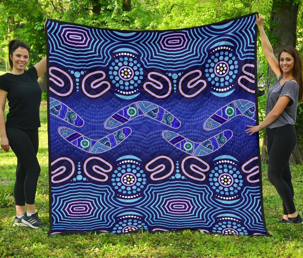 aboriginal-premium-quilt-boomerangs-and-dot-painting-art-ver02
