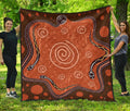 aboriginal-premium-quilt-australia-snake-aboriginal