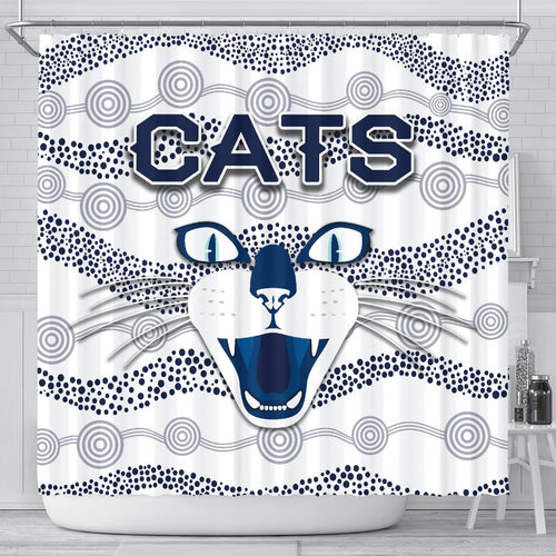 geelong-shower-curtain-cats-indigenous-white