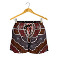 Aboriginal Shorts, Indigenous Dot Painting Short Women 03 - Vibe Hoodie