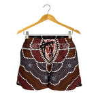 Aboriginal Shorts, Indigenous Dot Painting Short Women 03 - Vibe Hoodie