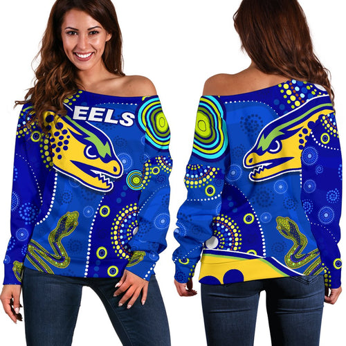 Eels Indigenous Off Shoulder Sweater Competitive - Vibe Hoodie