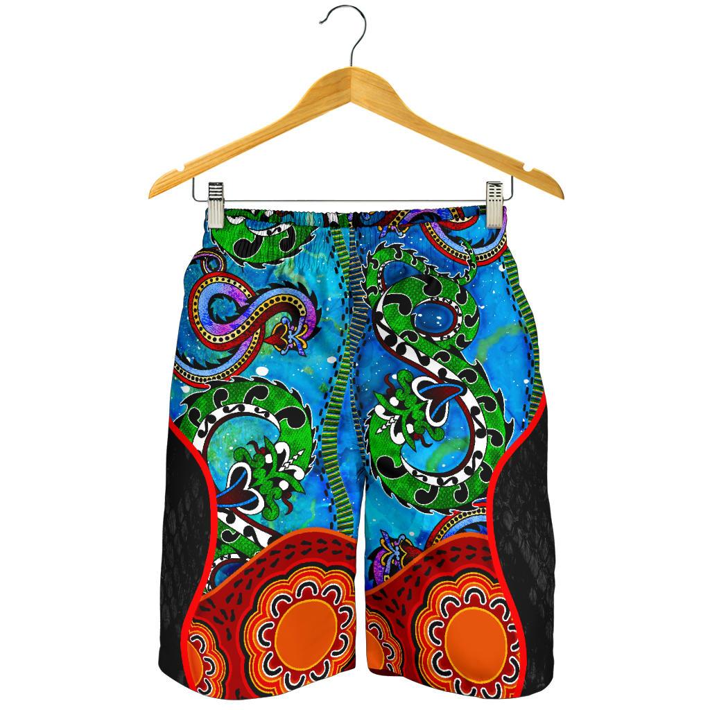 aboriginal-mens-shorts-aussie-indigenous-patterns-blue