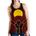 Aboriginal Women's Racerback Tank - The Sun Always Shines - Vibe Hoodie
