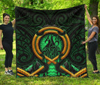 maori-new-zealand-premium-quilt-manaia-green