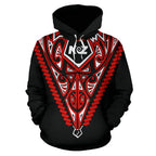 born-new-zealand-hoodie-polynesian-tattoo-red