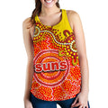 Gold Coast Women's Racerback Tank Sun Aboriginal - Vibe Hoodie