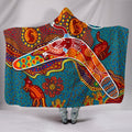 aboriginal-hooded-blanket-indigenous-boomerang