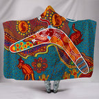 aboriginal-hooded-blanket-indigenous-boomerang
