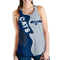 (Custom Personalised) Geelong Women's Racerback Tank Cats Indigenous - Vibe Hoodie