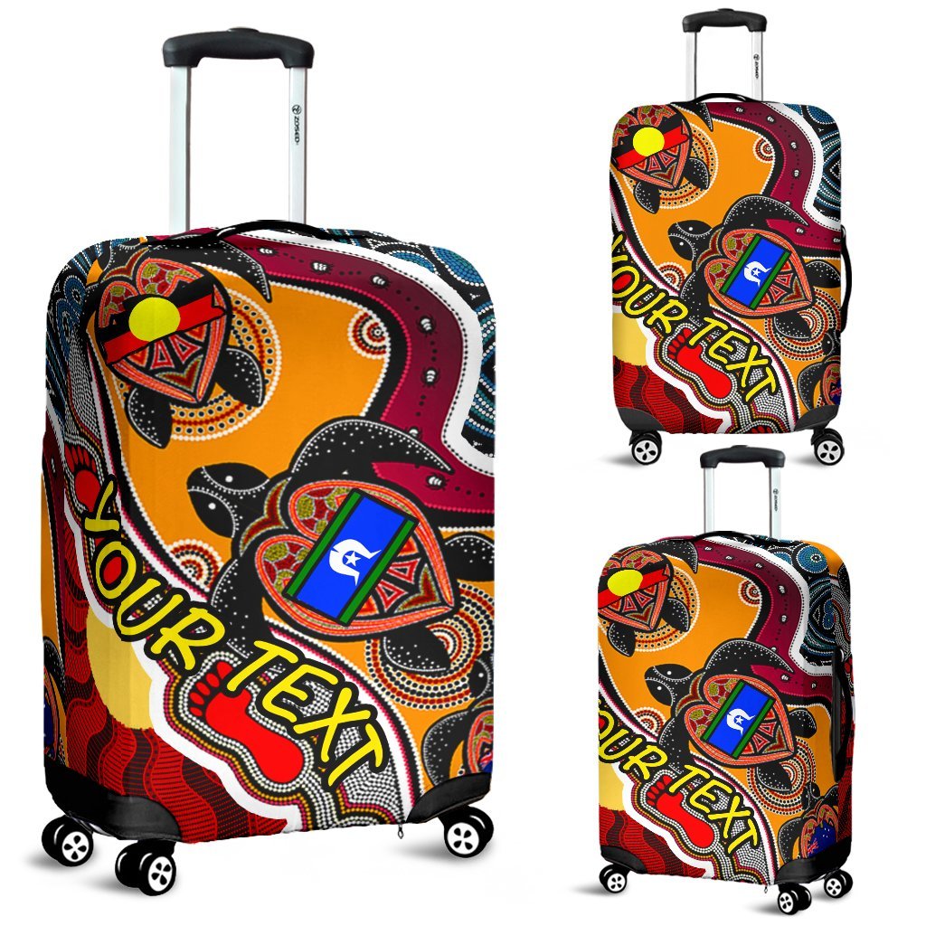 custom-luggage-cover-australia-aboriginal-dots-with-turtle-and-naidoc-flags