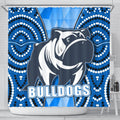 bulldogs-shower-curtain-indigenous-snappy