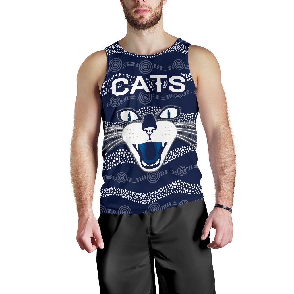 geelong-men-tank-top-cats-indigenous-navy