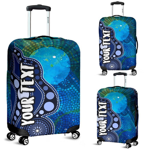custom-text-aboriginal-luggage-covers-australia-indigenous-flag-circle-dot-painting-art-blue