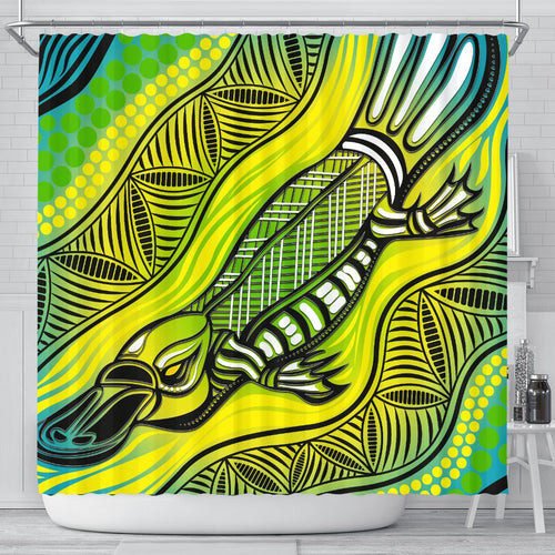 shower-curtain-aboriginal-platypus