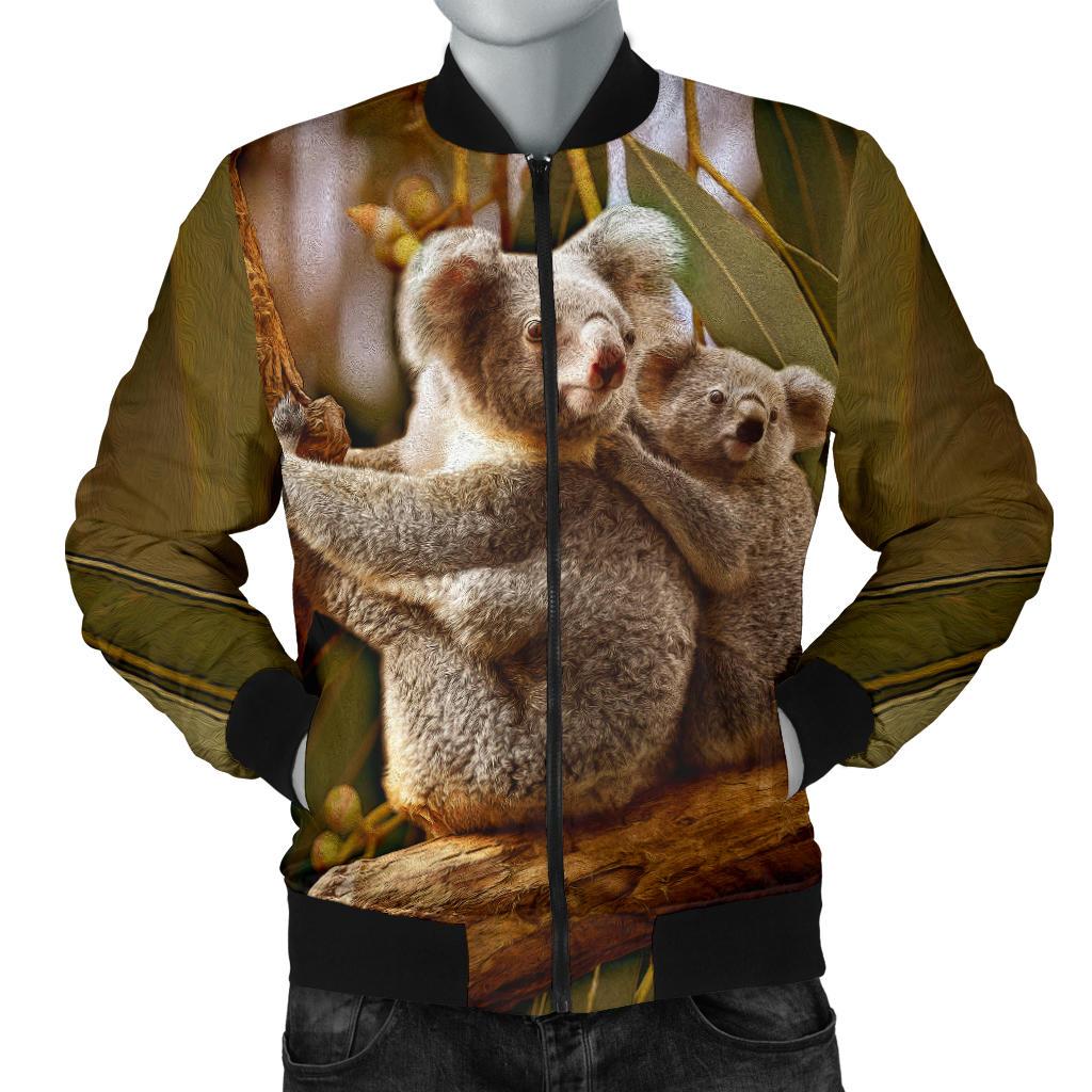 mens-bomber-jacket-australian-koala-jacket-3d-koala