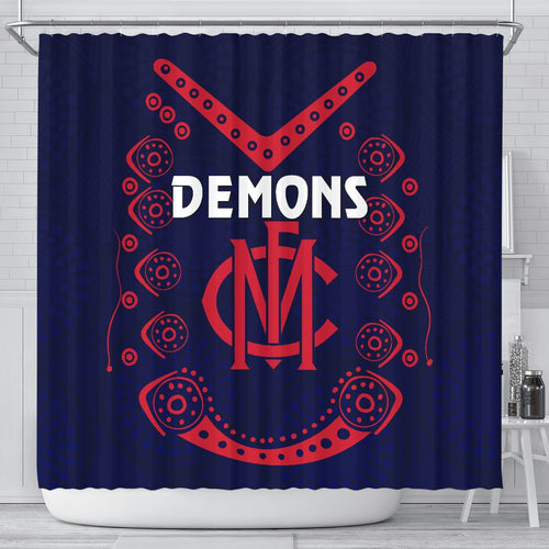 melbourne-demons-indigenous-shower-curtain-football