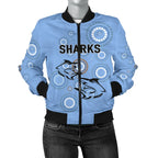 cronulla-sutherland-womens-bomber-jacket-sharks-anzac-day-unique-indigenous