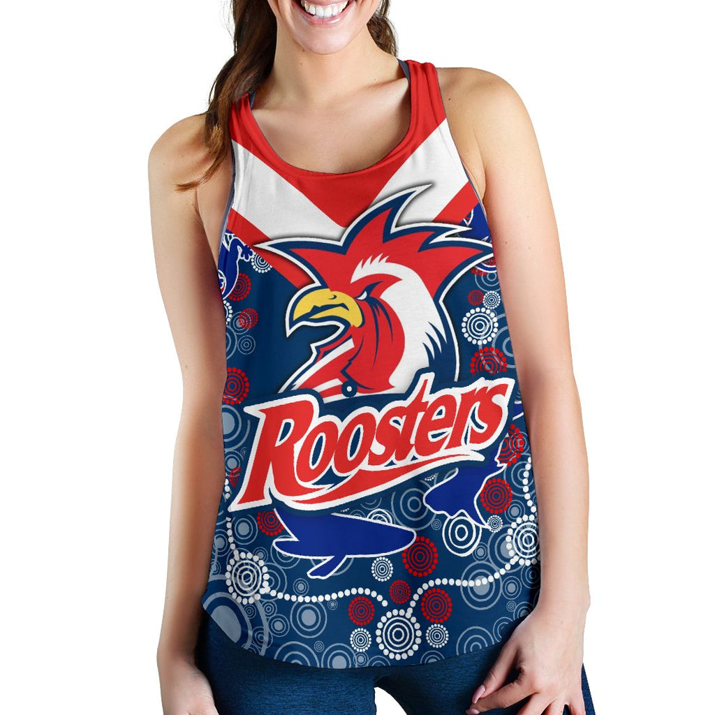 Rooster Indigenous Women's Racerback Tank Rugby - Vibe Hoodie