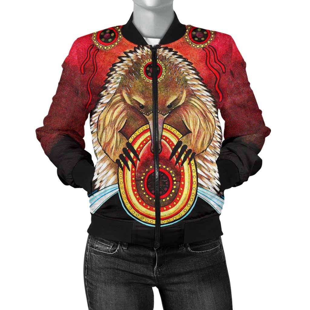 womens-bomber-jacket-australian-echidna
