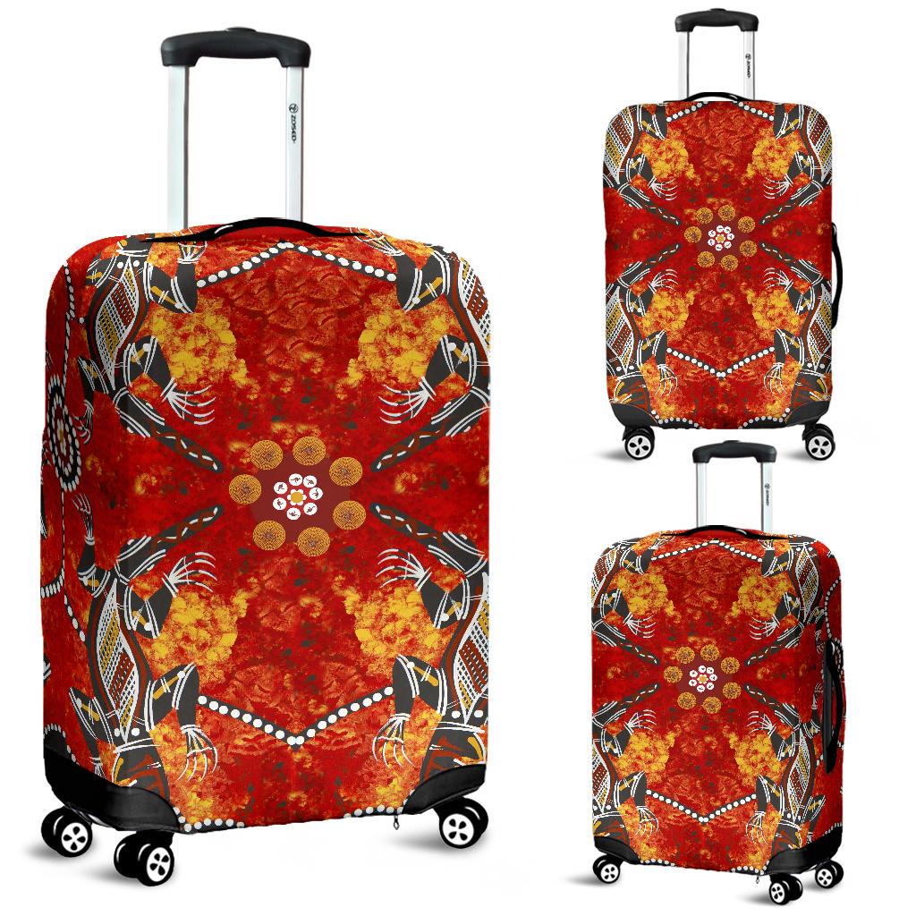 luggage-cover-aboriginal-dot-painting-crocodile-suitcase-cover