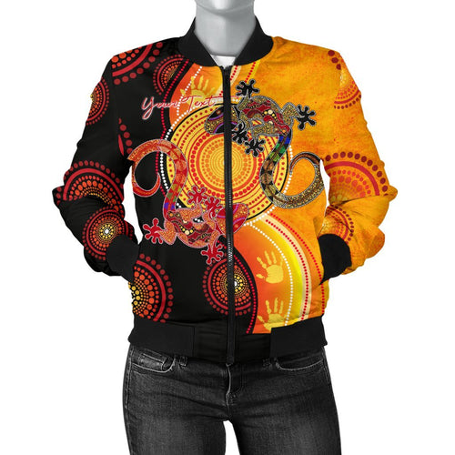 aboriginal-personalised-womens-bomber-jacket-couple-aboriginal-lizards