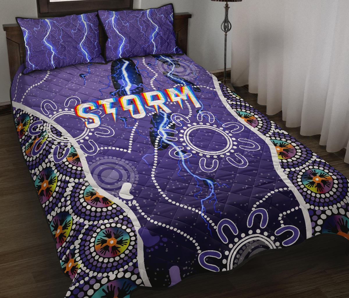 melbourne-storm-quilt-bed-set-indigenous
