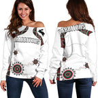 South Sydney Off Shoulder Sweater Indigenous Rabbitohs - Vibe Hoodie