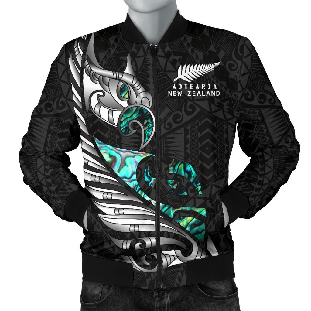 new-zealand-bomber-jacket-for-men-manaia-paua-fern-wing-white
