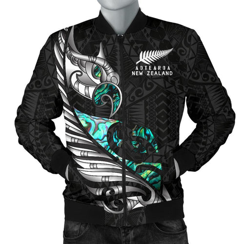 new-zealand-bomber-jacket-for-men-manaia-paua-fern-wing-white