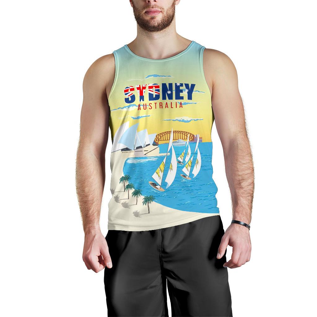 men-tank-top-sydney-mens-tank-sydney-opera-sailing