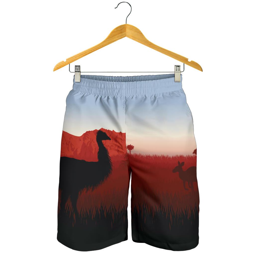 mens-short-australian-nature-with-emu-and-kangaroo