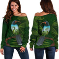 Huia Bird New Zealand Women's Off Shoulder Sweater - Vibe Hoodie