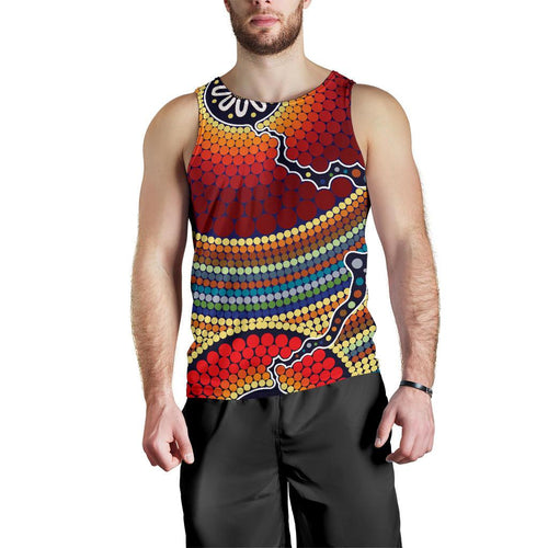 men-tank-top-aboriginal-dot-painting-mens-tank-ver11