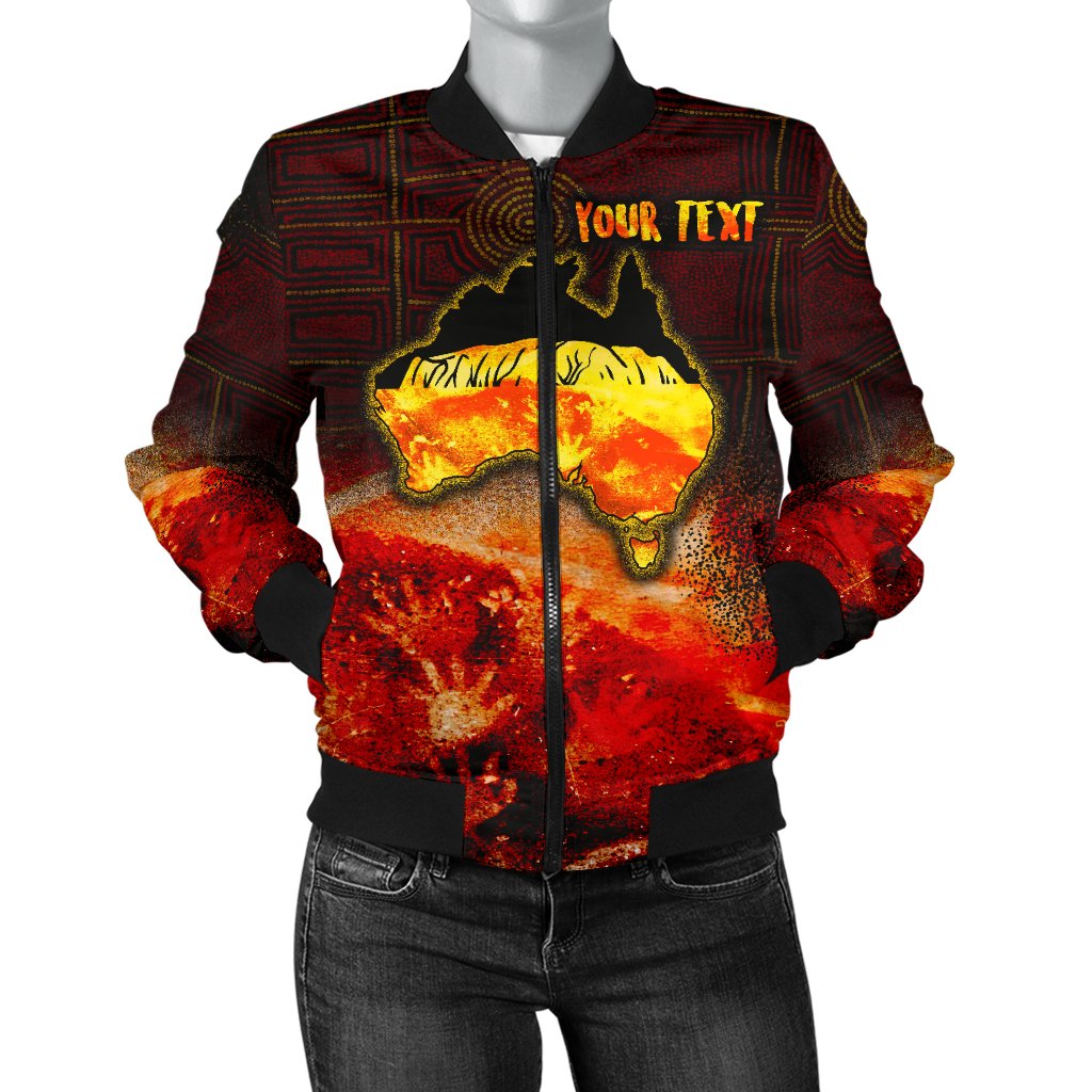 aboriginal-personalised-womens-bomber-jacket-anangu-custodians