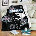 cronulla-premium-blanket-sharks-simple-indigenous-black