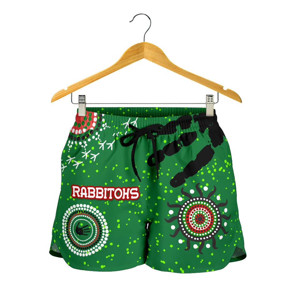 South Sydney Rabbitohs Indigenous Women Shorts Country Style - Vibe Hoodie