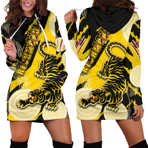 richmond-women-hoodie-dress-power-tigers-indigenous