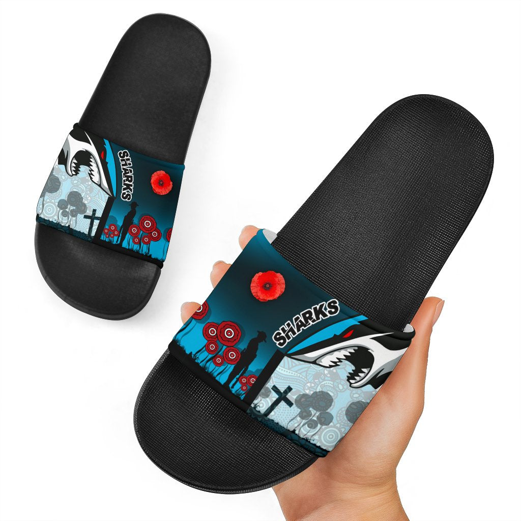 sharks-slide-sandals-cronulla-anzac-day