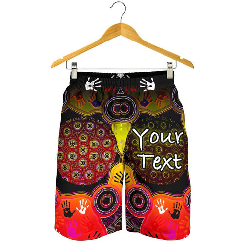 custom-aboriginal-mens-shorts-indigenous-circle-dot-painting-hand-art
