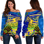 Eels Naidoc Special Off Shoulder Sweater - Vibe Hoodie