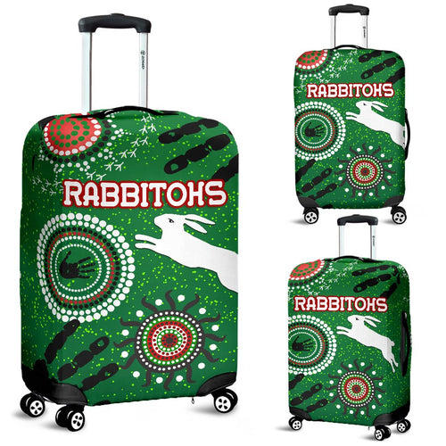 south-sydney-rabbitohs-indigenous-luggage-covers-country-style