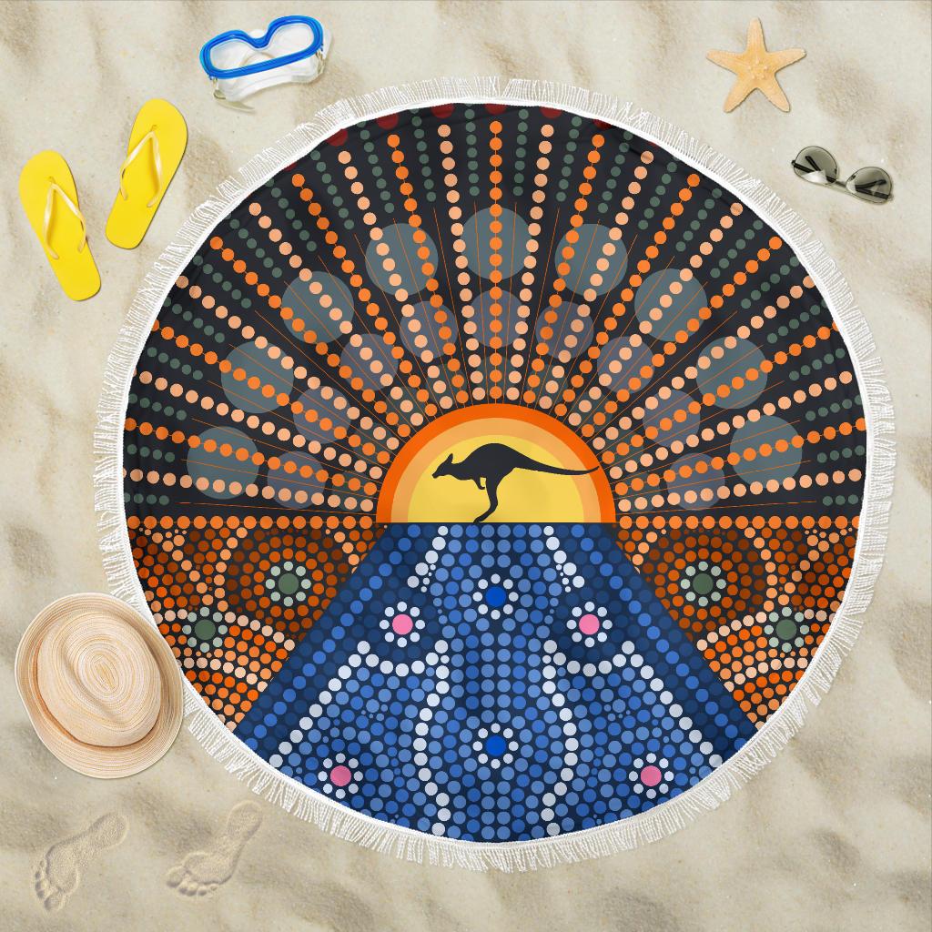 beach-blanket-kangaroo-blanket-aboriginal-dot-painting-59-x-59-inches